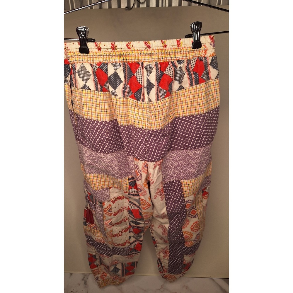 Kimchi Blue Patchwork Jogger Pants Multi Pattern … - image 2